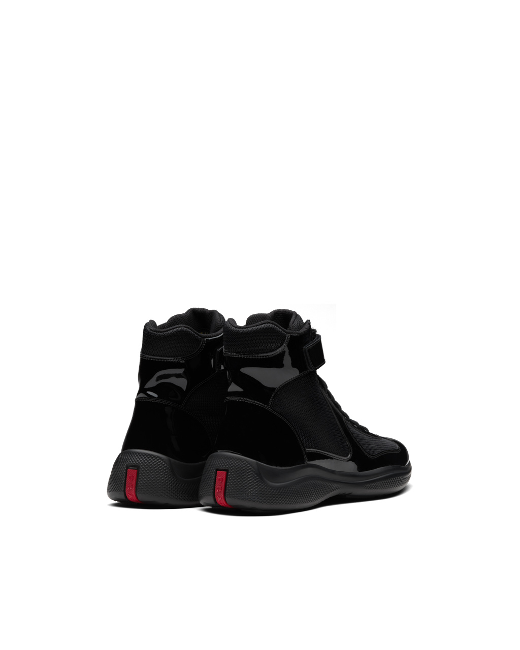 Prada Prada America’s Cup High-top Sneakers Svarte | UTRXLO839