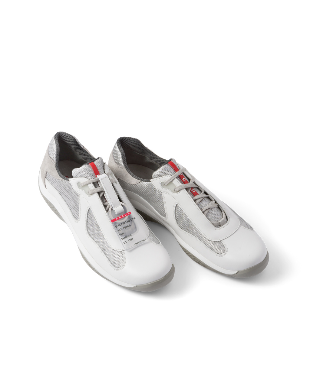 Prada Prada America’s Cup Original Sneakers Hvite | JQNVEZ906