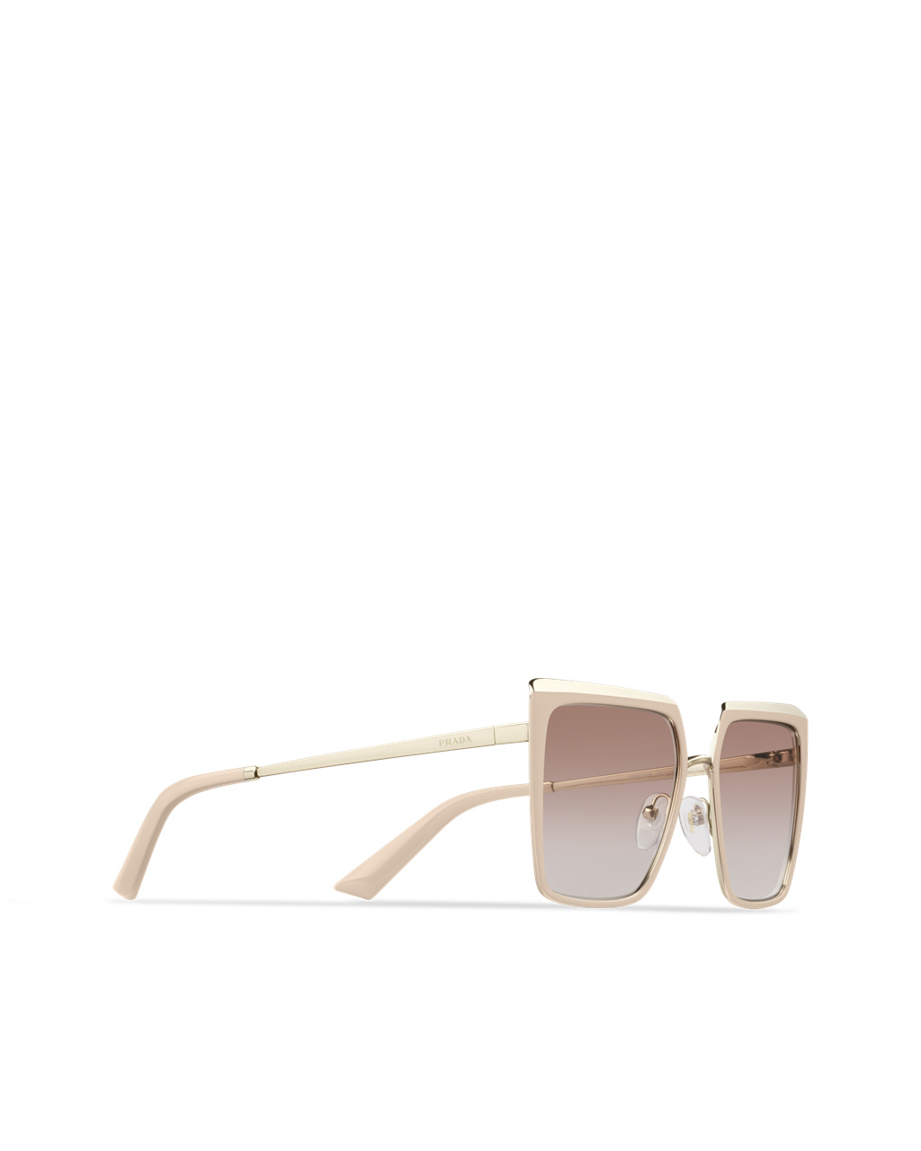 Prada Prada Cinéma Sunglasses Squared Kaffe | EWAIUD483