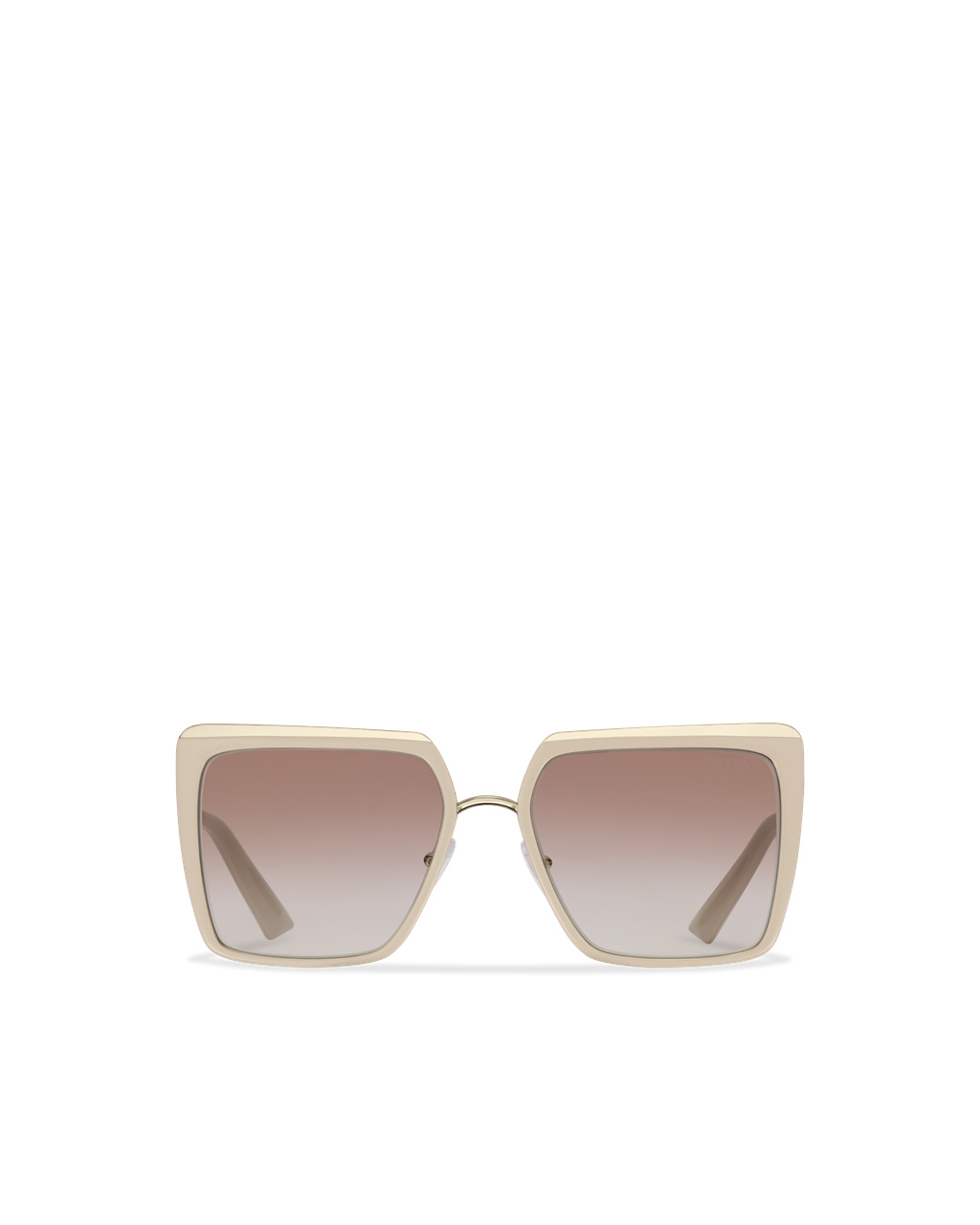 Prada Prada Cinéma Sunglasses Squared Kaffe | EWAIUD483