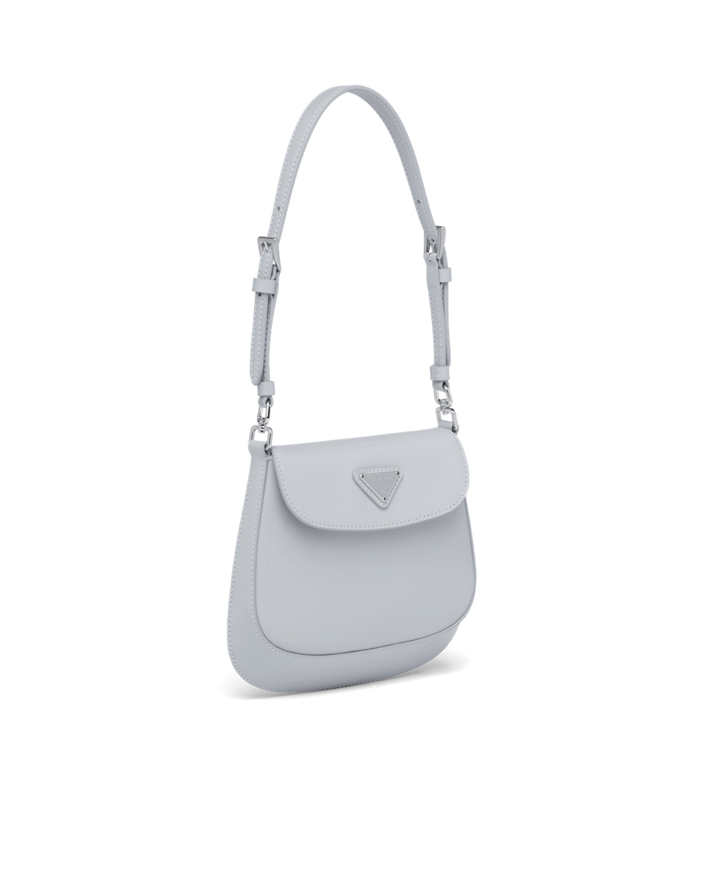 Prada Prada Cleo Brushed Lær Mini Bag Blå | 205-REFOJM