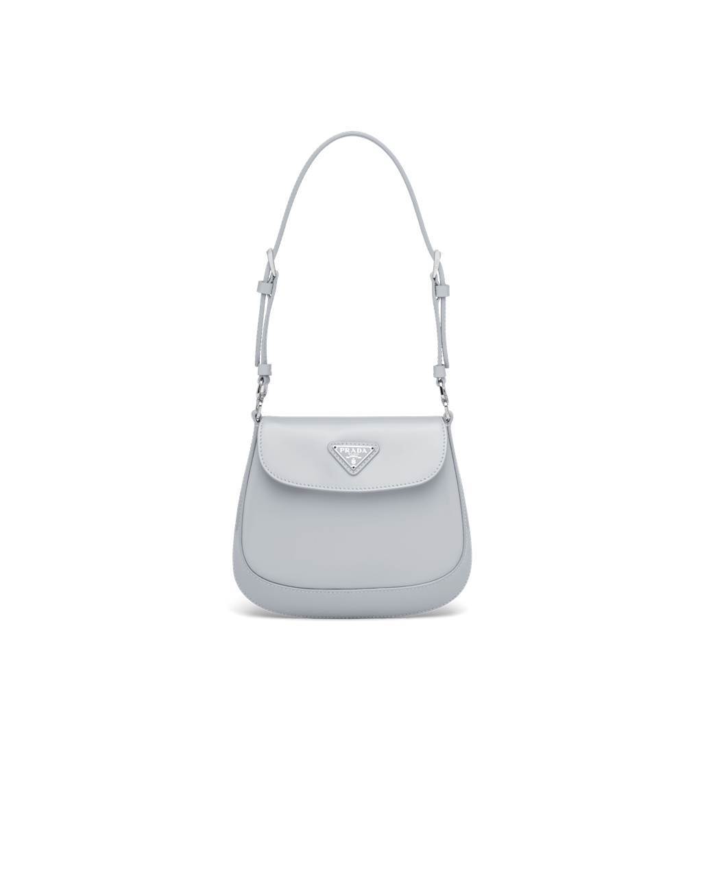 Prada Prada Cleo Brushed Lær Mini Bag Blå | 205-REFOJM