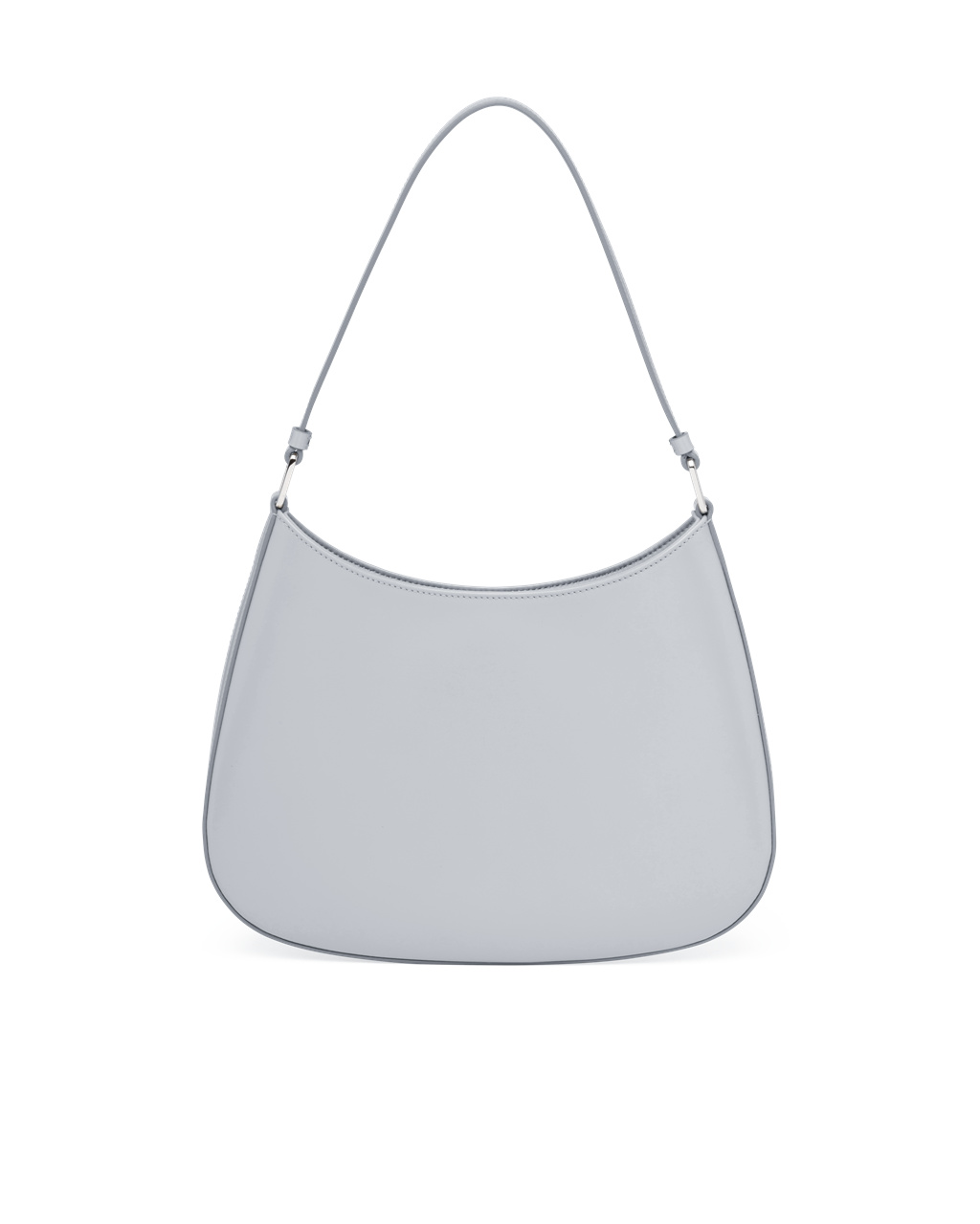 Prada Prada Cleo Brushed Lær Shoulder Bag Blå | 708-WURYDZ