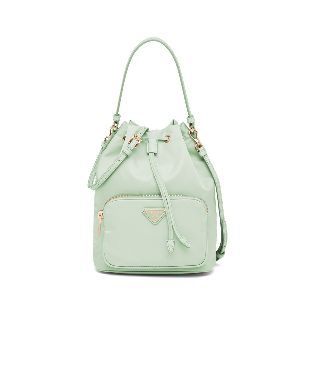 Prada Prada Duet Re-nylon Bucket Shoulder Bag Aqua | 617-LJWUOI