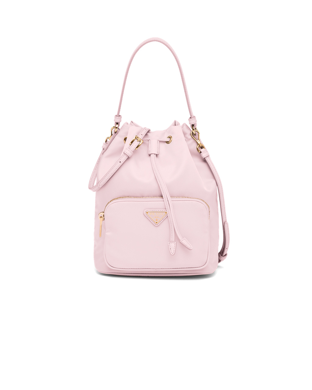 Prada Prada Duet Re-nylon Bucket Shoulder Bag Rosa | 864-YFMVAE