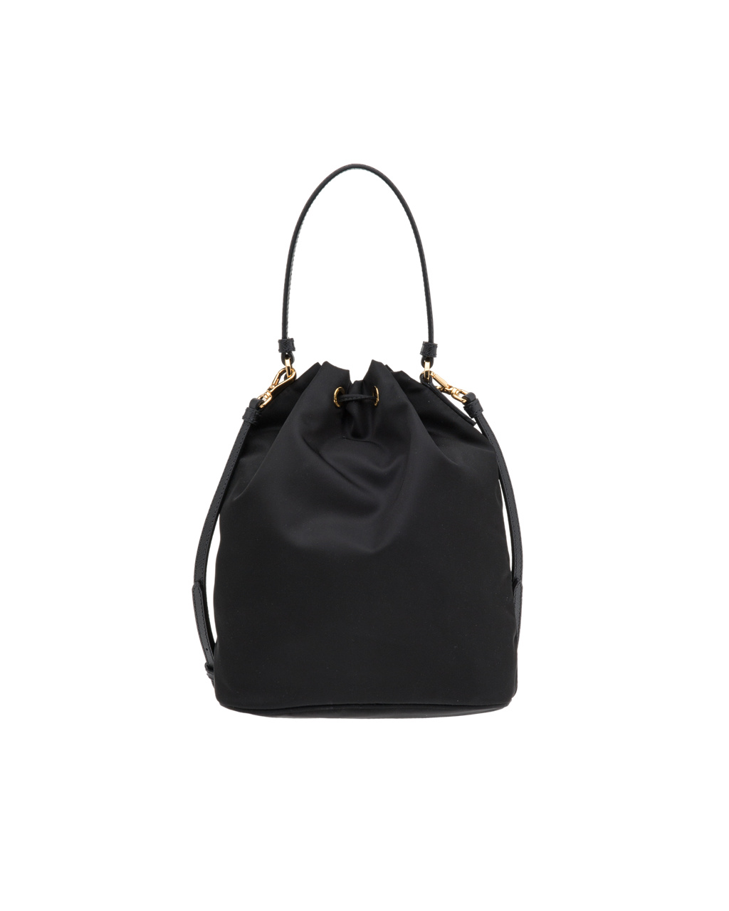 Prada Prada Duet Re-nylon Bucket Shoulder Bag Svarte | 980-LSDUQG