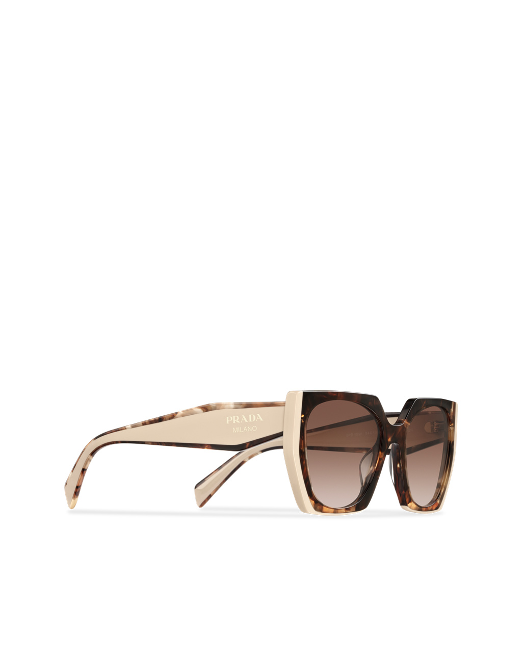 Prada Prada Eyewear Kolleksjoner Sunglasses Squared Mørke Brune | DLGHYV109