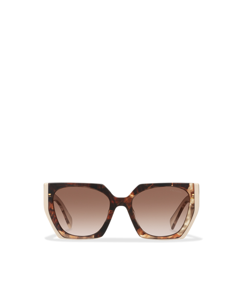 Prada Prada Eyewear Kolleksjoner Sunglasses Squared Mørke Brune | DLGHYV109