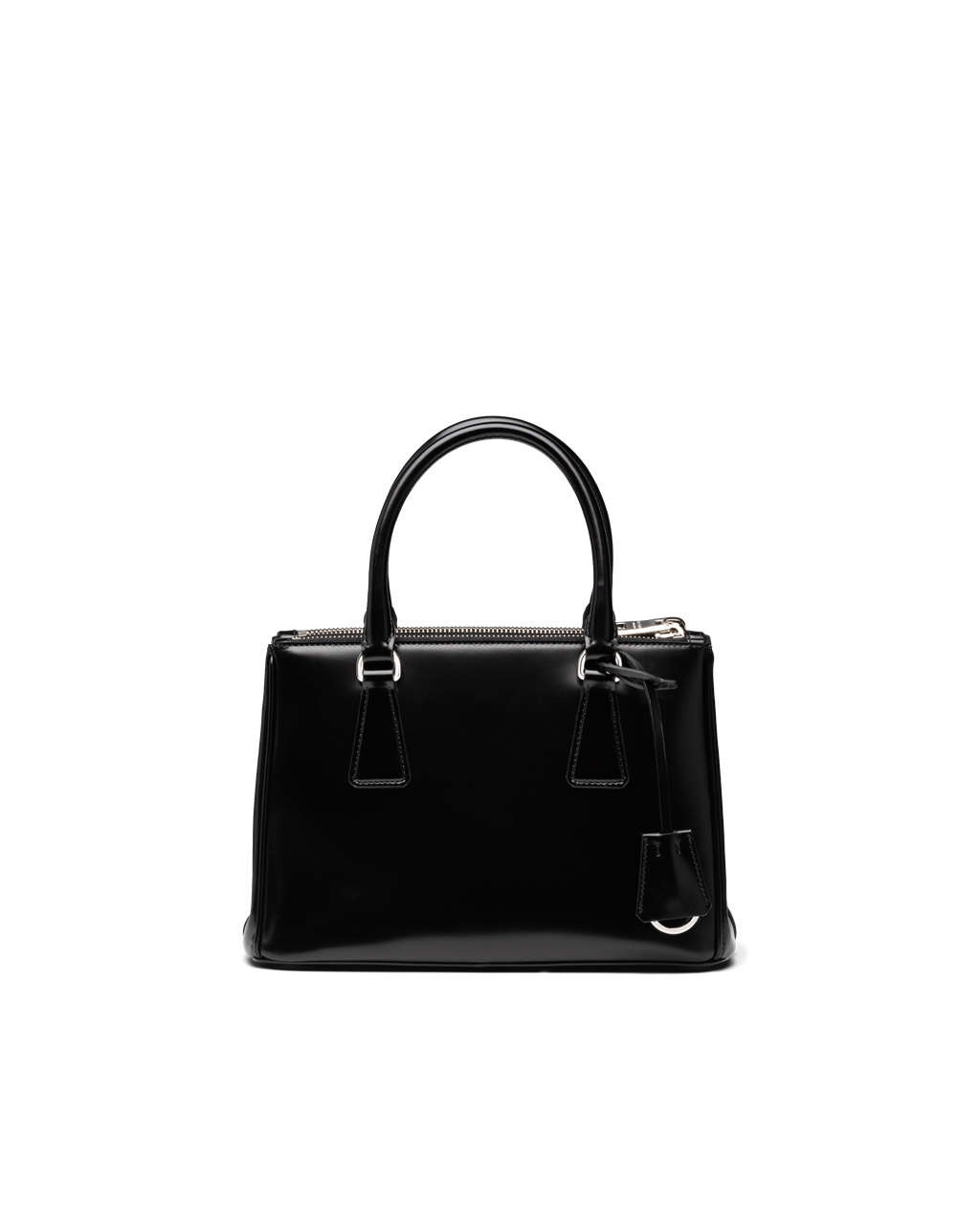 Prada Prada Galleria Brushed Lær Small Bag Svarte | NTKLSJ134