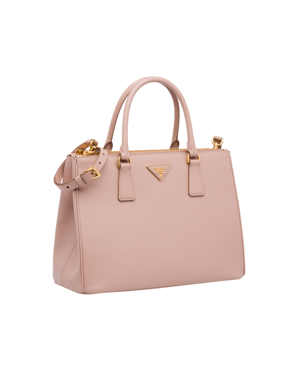 Prada Prada Galleria Saffiano Lær Large Bag Rosa | DYRIVU781