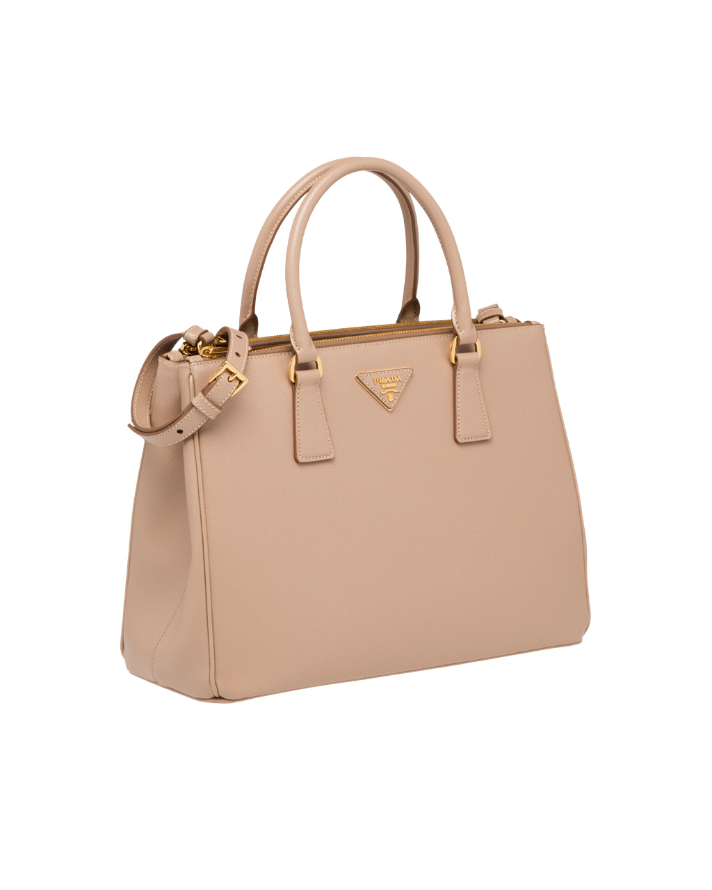 Prada Prada Galleria Saffiano Lær Large Bag Beige | YKREFV583