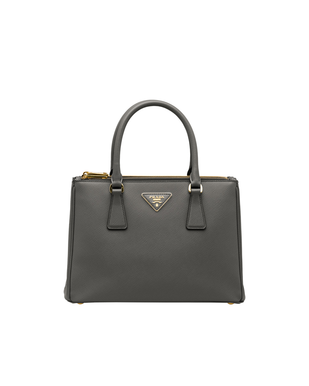 Prada Prada Galleria Saffiano Lær Medium Bag Slate Gray | AZSBFX058