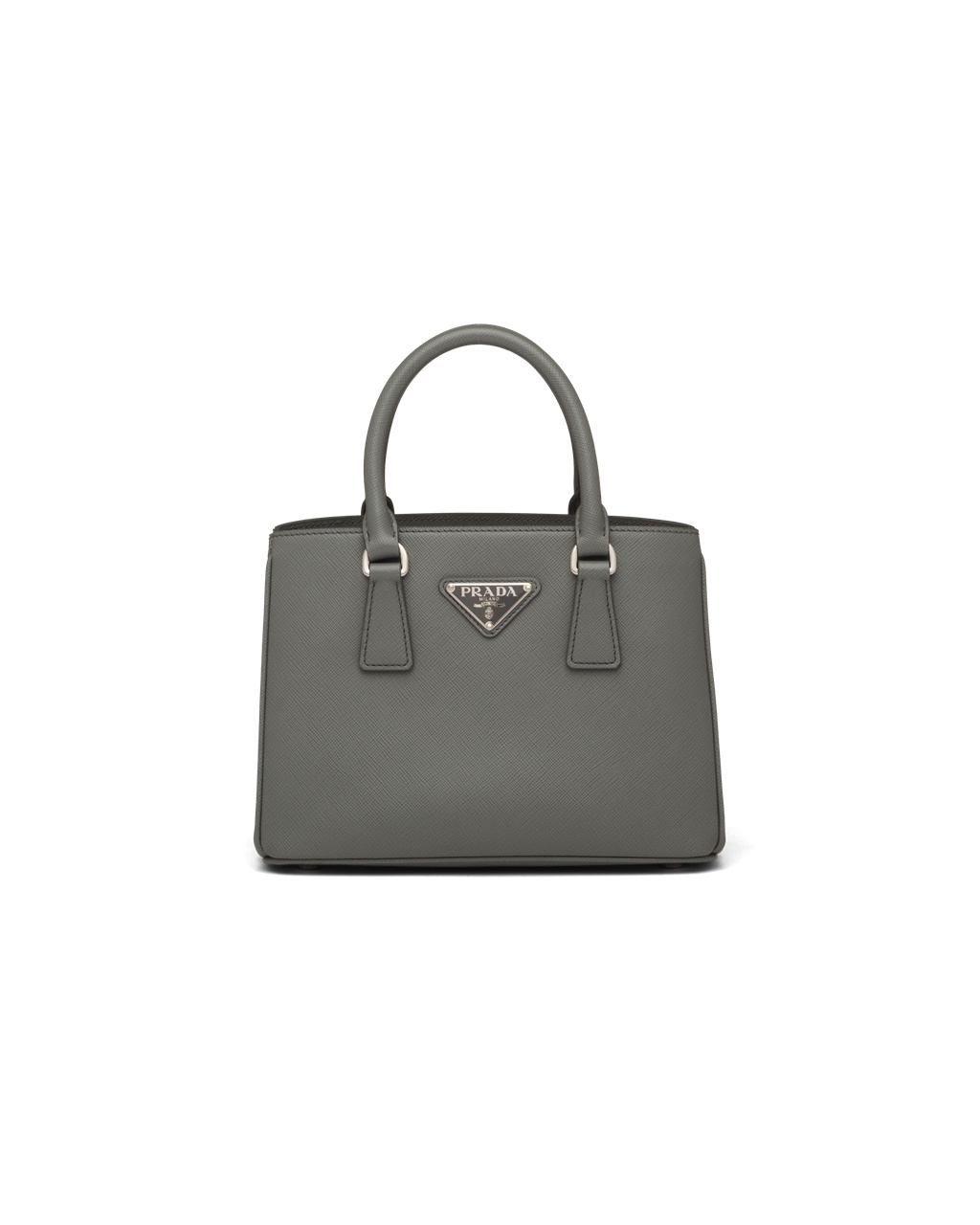 Prada Prada Galleria Saffiano Lær Mini Bag Slate Gray | DBEXCO365