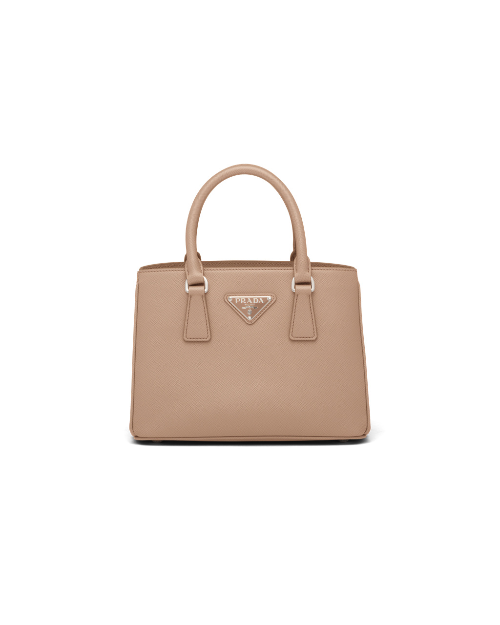 Prada Prada Galleria Saffiano Lær Mini Bag Beige | JZUHFI096