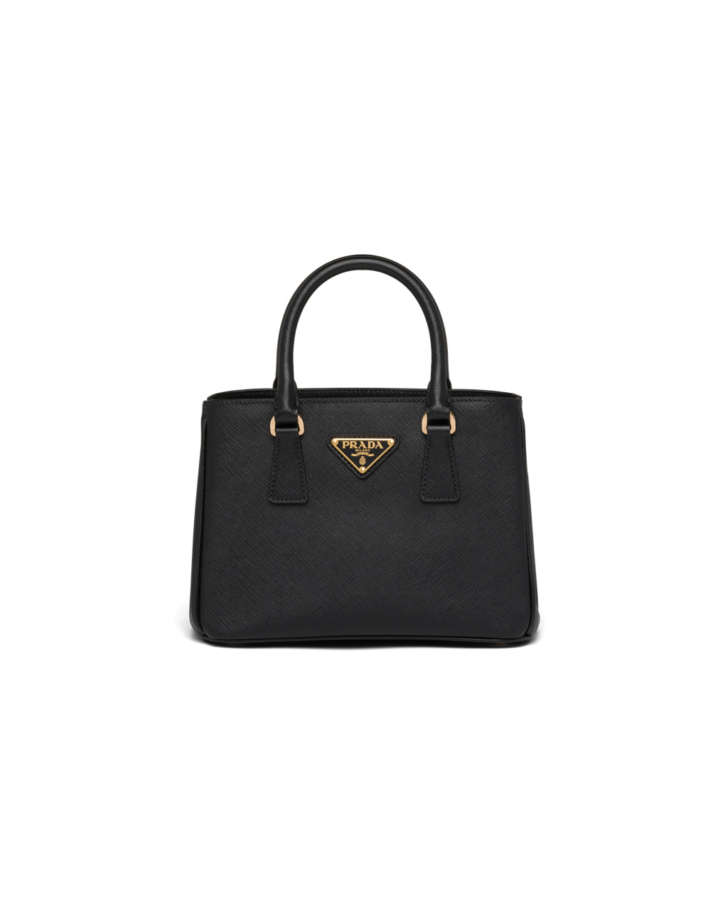 Prada Prada Galleria Saffiano Lær Mini-bag Svarte | HWRKPX503