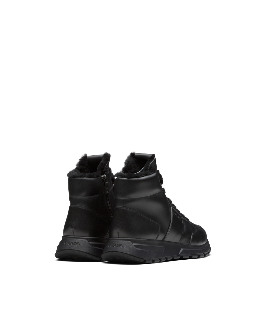 Prada Prada Prax 01 High-top Sneakers Svarte | TRNDGX679