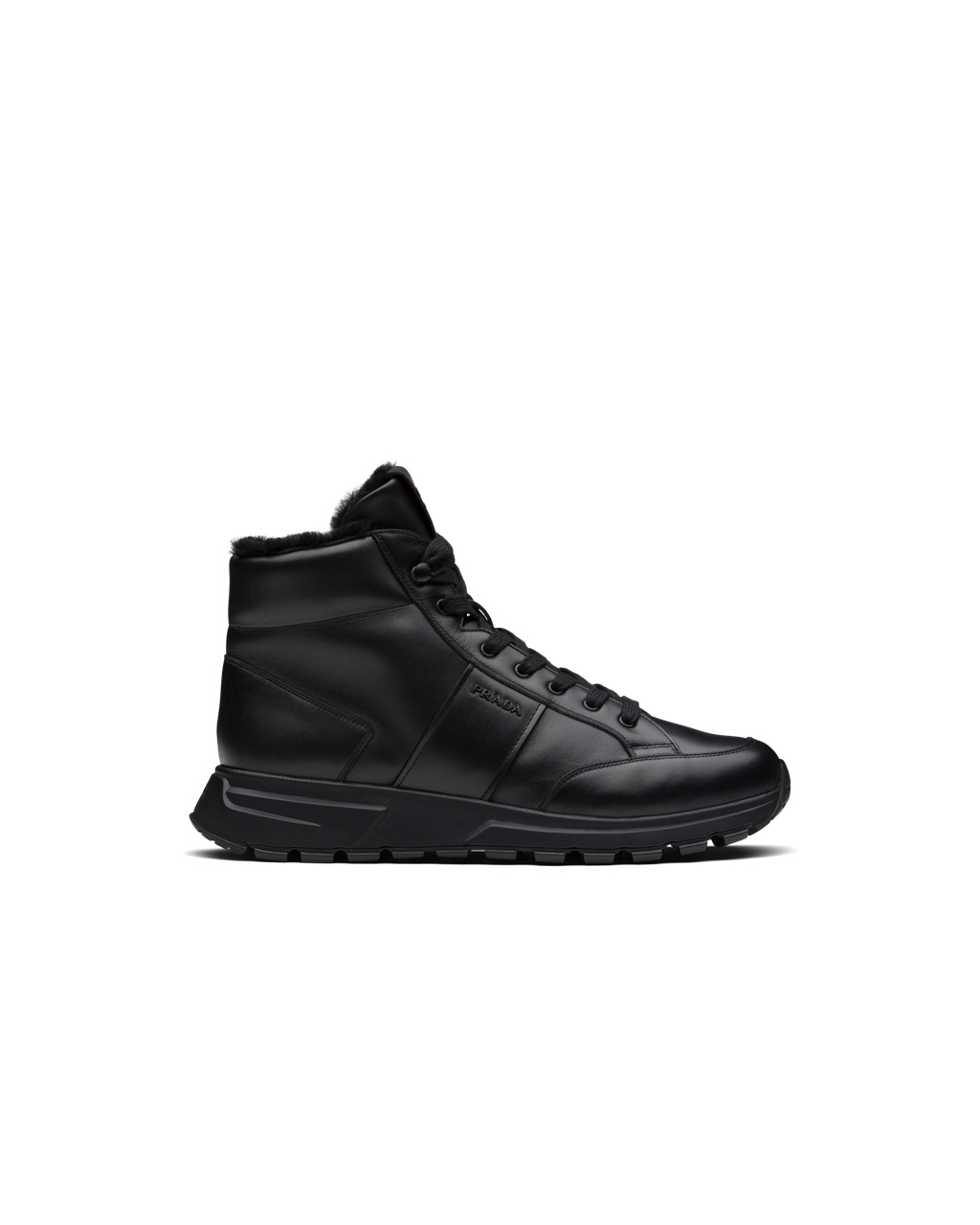 Prada Prada Prax 01 High-top Sneakers Svarte | TRNDGX679