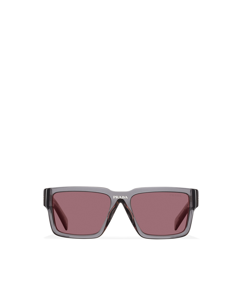 Prada Prada Runway Sunglasses Squared Cherry Lenses | EAHYXN498