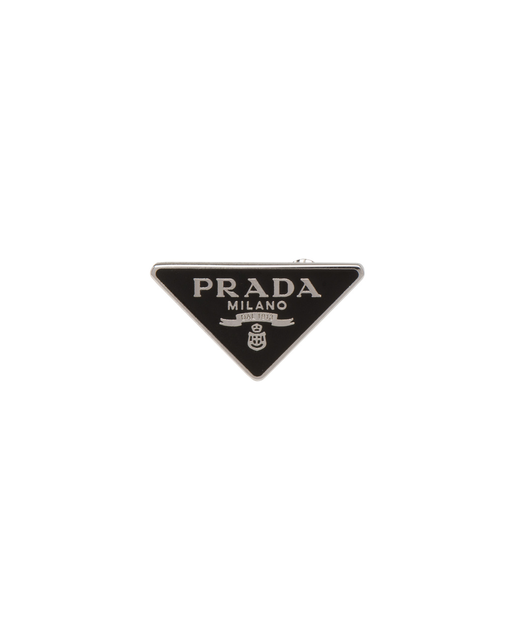 Prada Prada Symbole Clip Right Earring Svarte | QNBUFR319