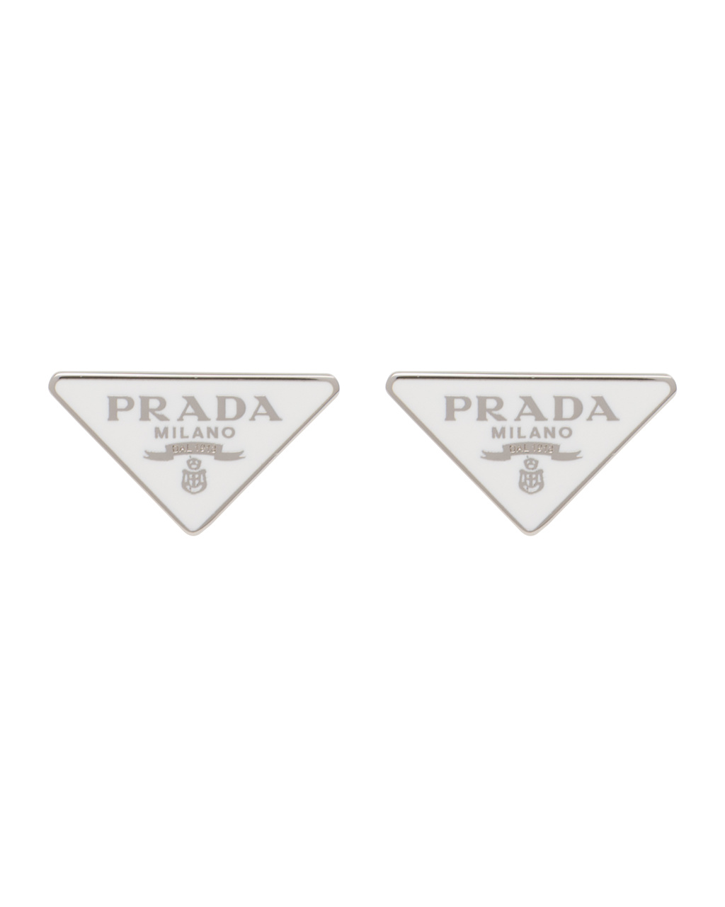 Prada Prada Symbole Earrings Hvite | WNXIDE853