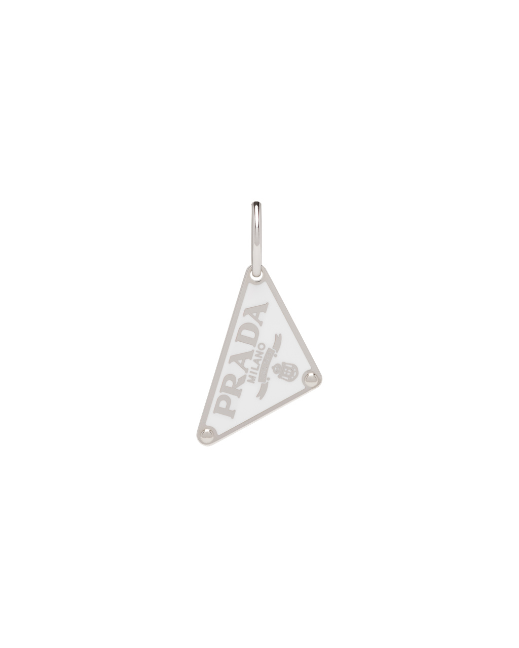 Prada Prada Symbole Pendant Left Earring Hvite | BXVTDJ945