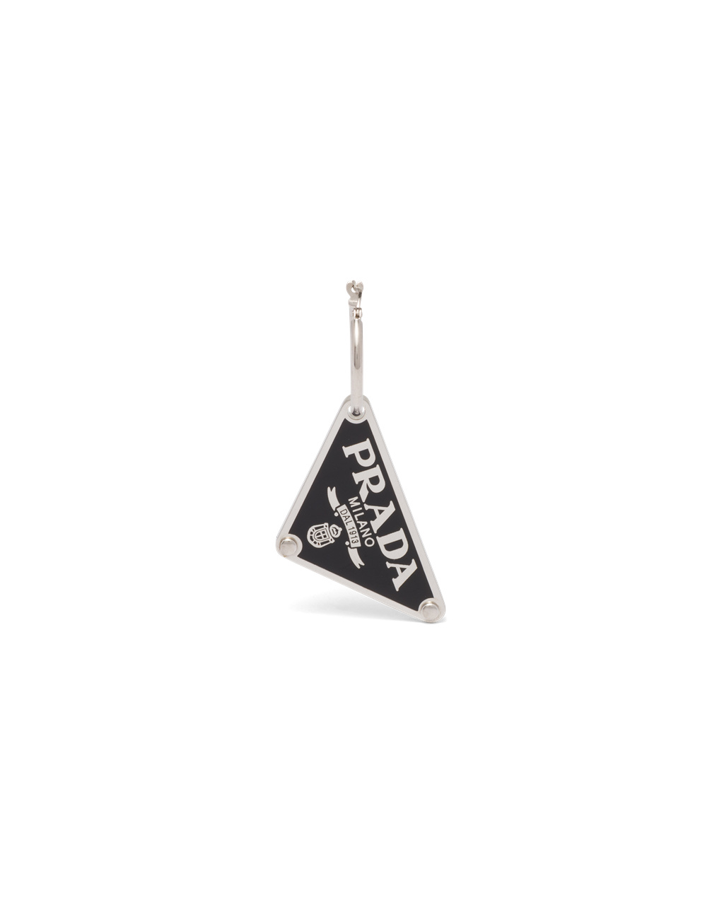 Prada Prada Symbole Pendant Right Earring Svarte | UIASRN492