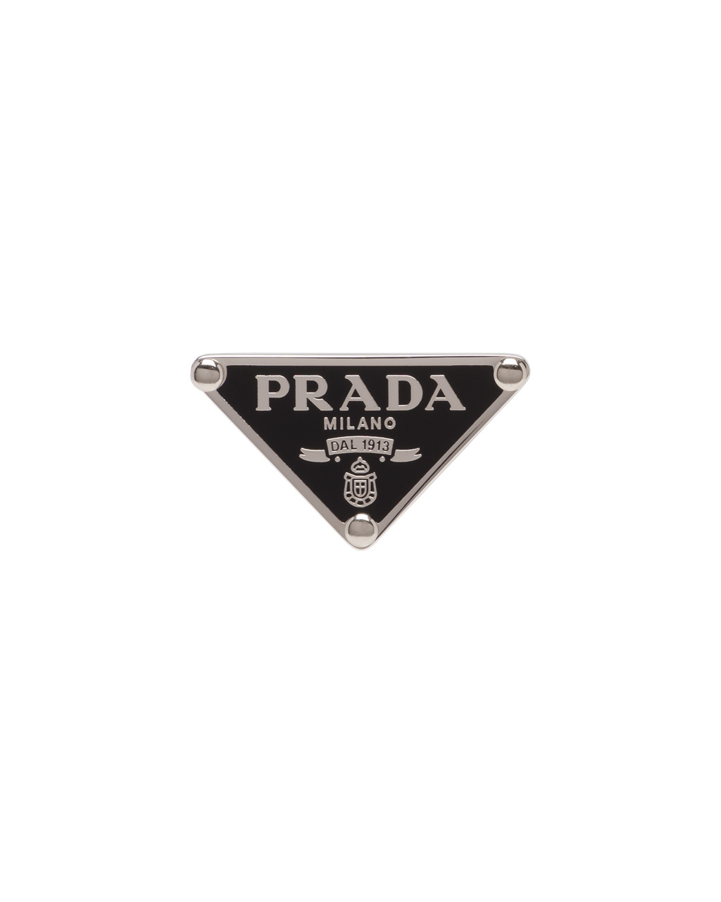 Prada Prada Symbole Single Left Earring Svarte | YGCUDS386