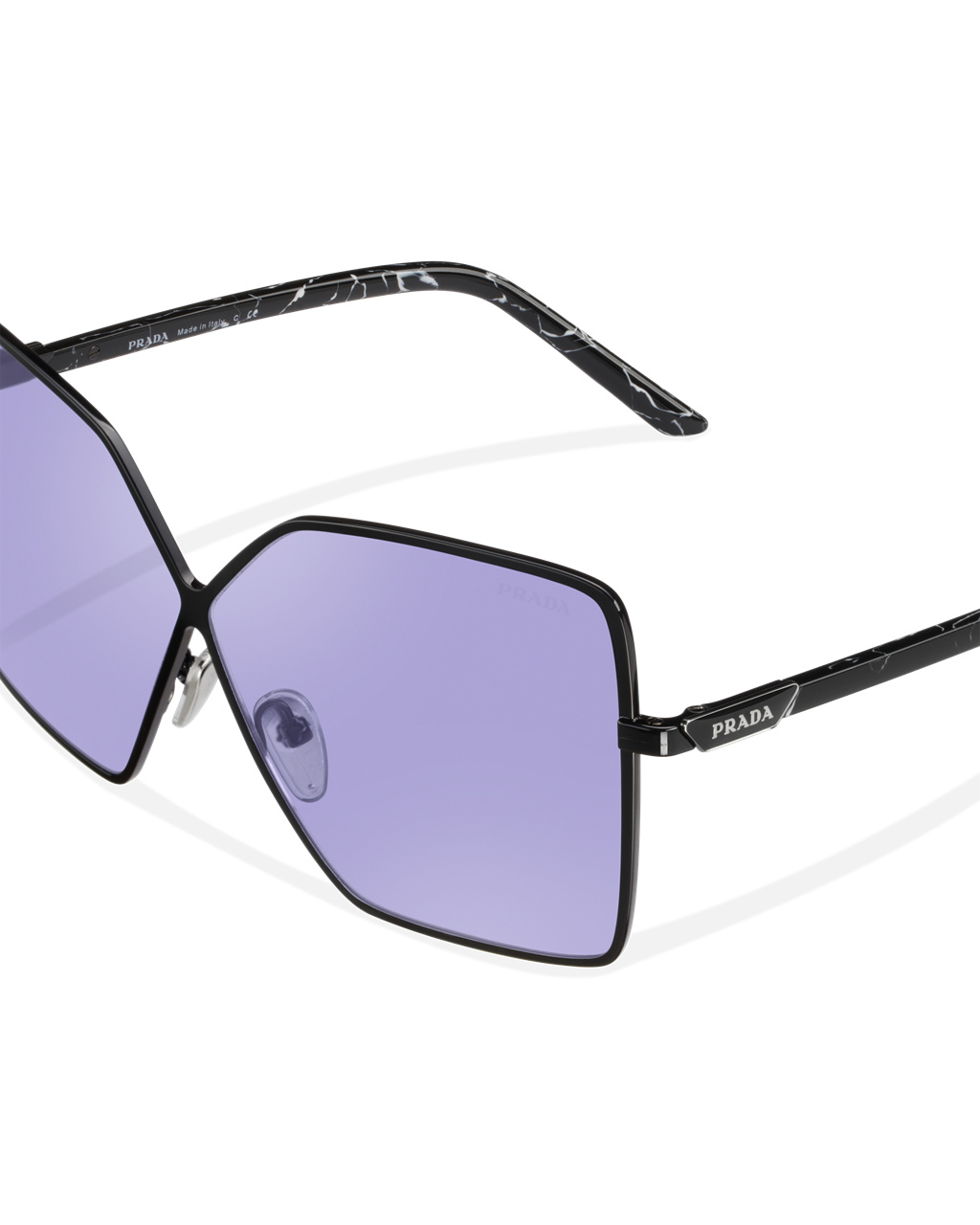 Prada Prada Symbole Sunglasses Squared Lilla | FNGSPZ701