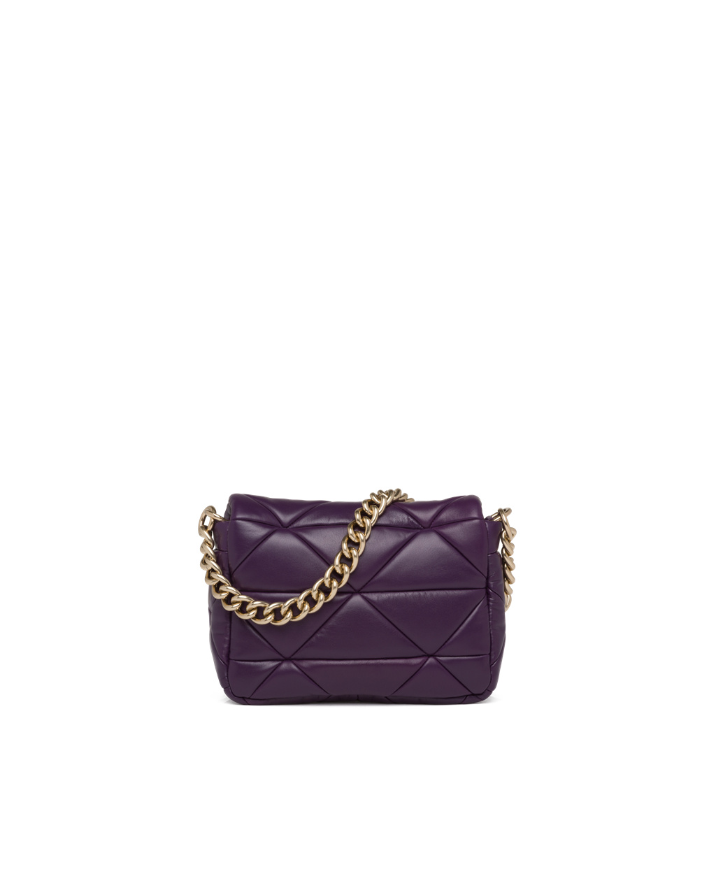 Prada Prada System Nappa Lær Patchwork Bag Violet | 075-NPHIDE