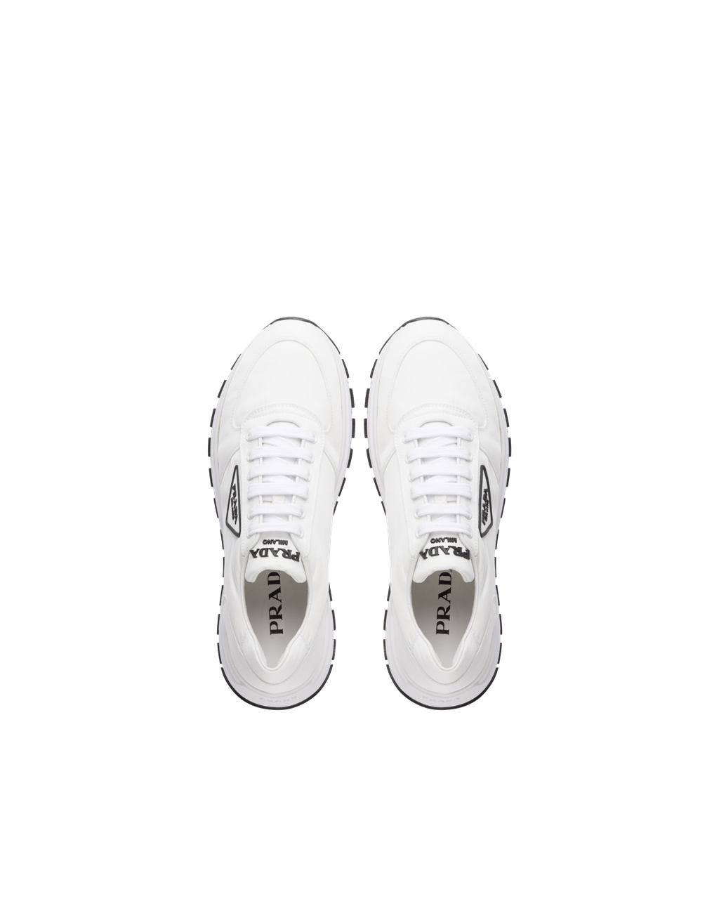 Prada Prax 01 Re-nylon Gabardine Sneakers Hvite | IPNESQ243