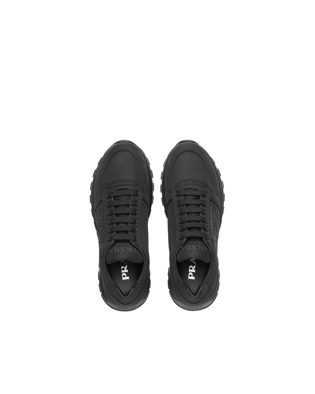 Prada Prax 01 Re-nylon Gabardine Sneakers Svarte | LYMDOI763