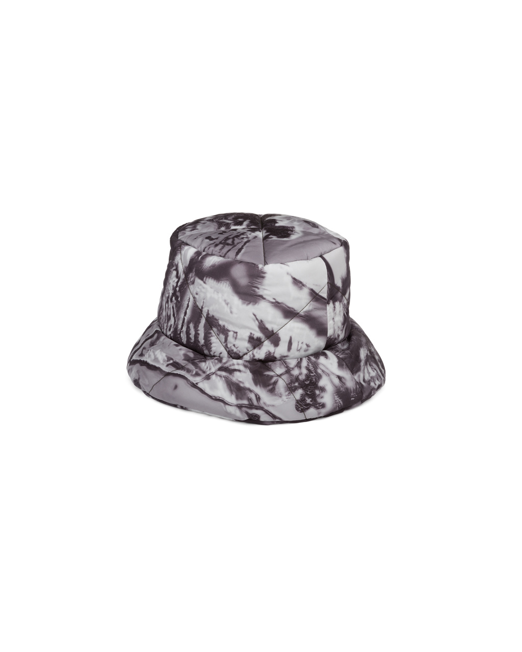 Prada Printed Re-nylon Bucket Hat Cloudy Gray | 492-UJISLF