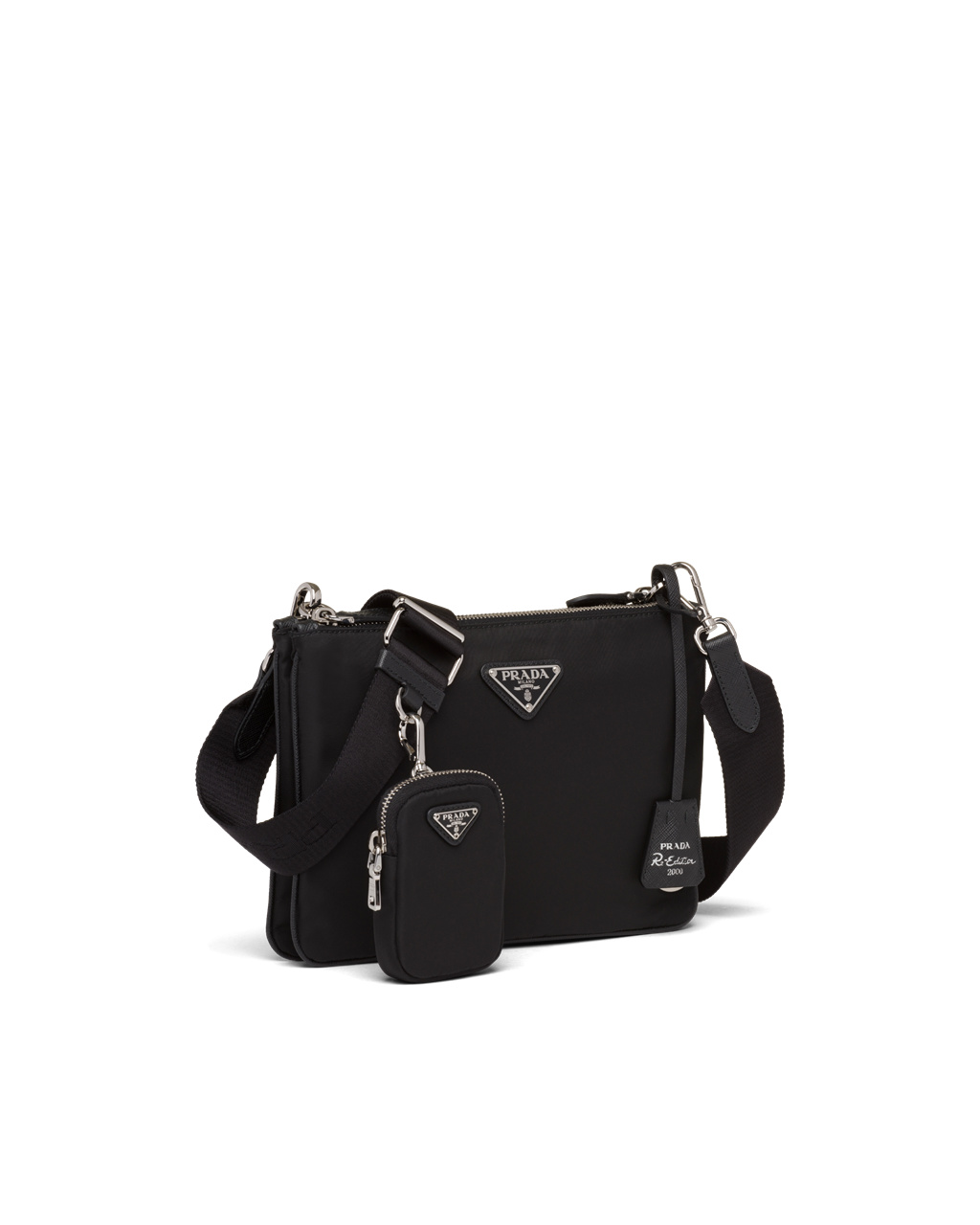 Prada Re-edition 2000 Re-nylon Shoulder Bag Svarte | 897-CJDGKF