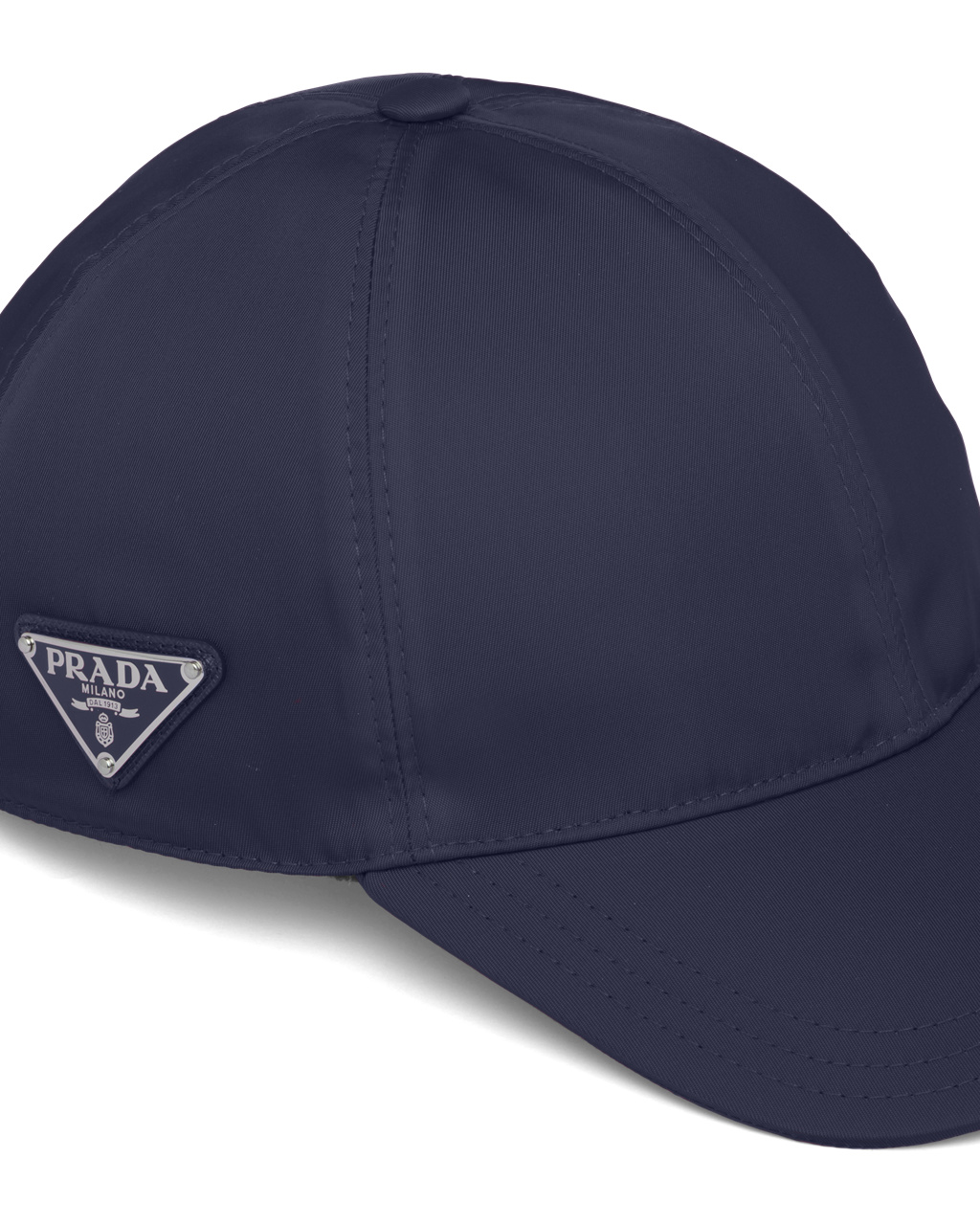 Prada Re-nylon Baseball Cap Marineblå | 613-KHGYIA