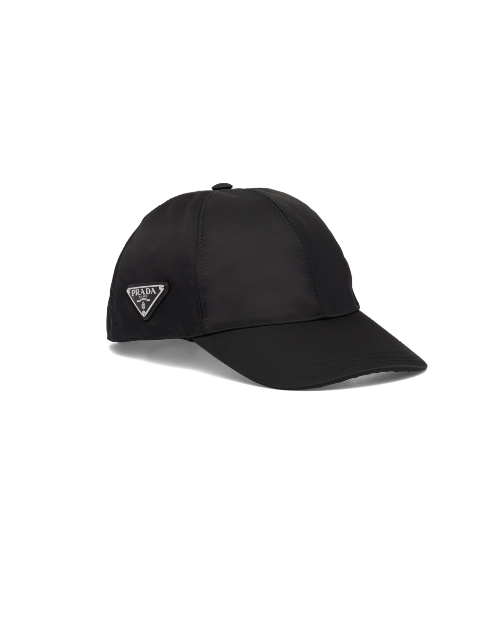 Prada Re-nylon Baseball Cap Svarte | 865-NEBSGA