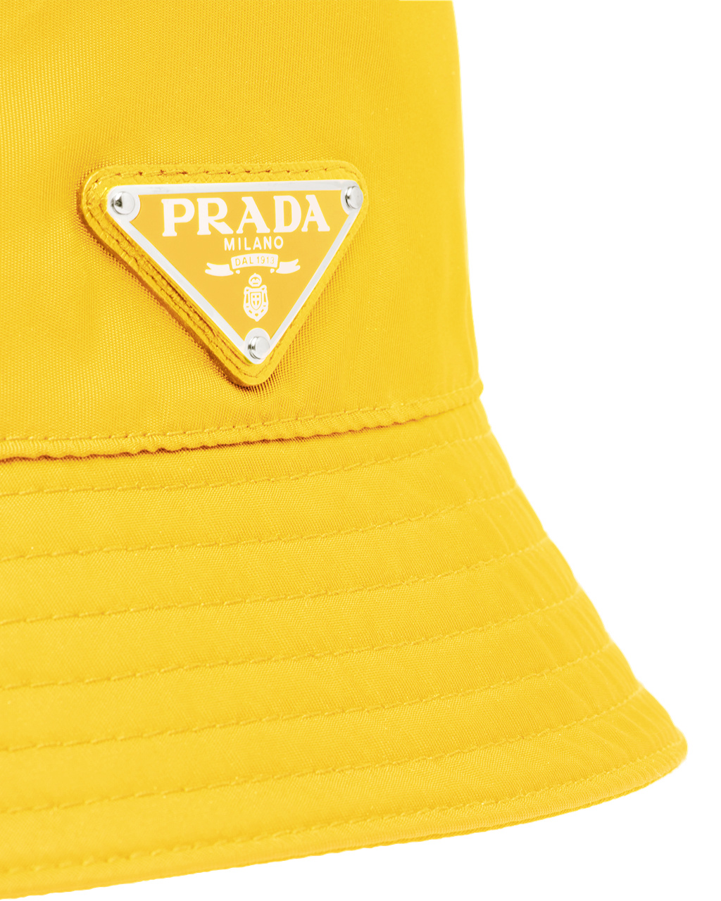 Prada Re-nylon Bucket Hat Gul | 814-UPMHJN