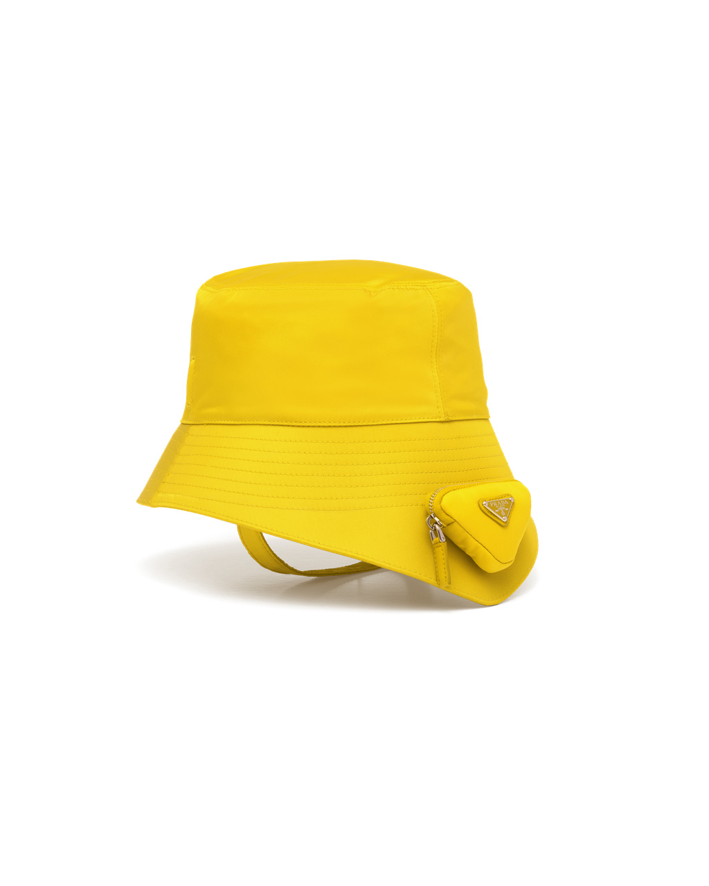 Prada Re-nylon Bucket Hat Gul | 876-RLMCJA