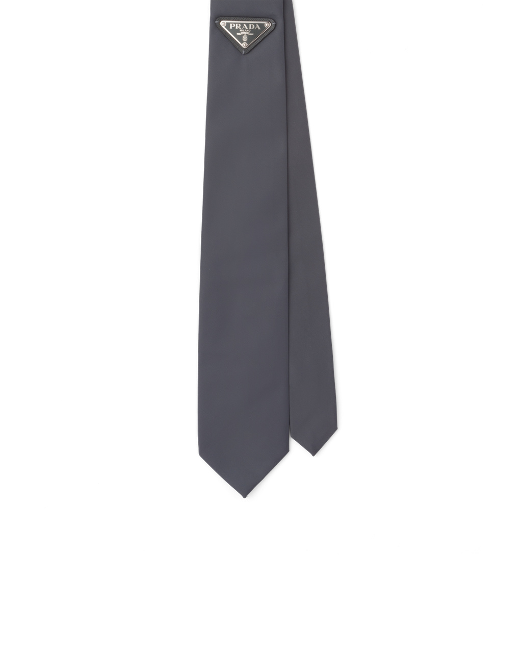 Prada Re-nylon Gabardine Tie Grå | DBAQEM204