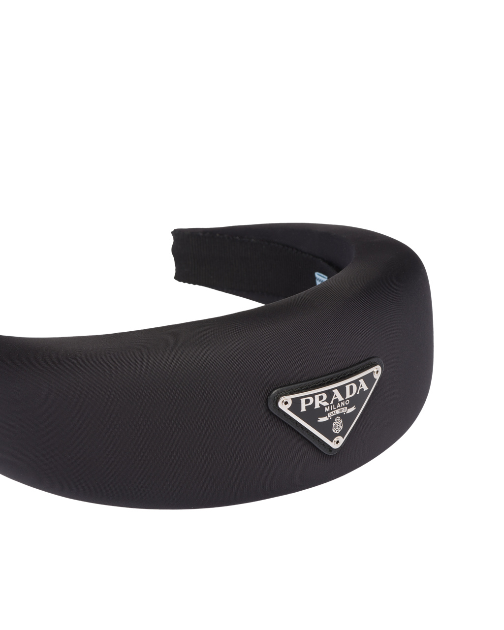 Prada Re-nylon Headband Svarte | 148-KZIMEW