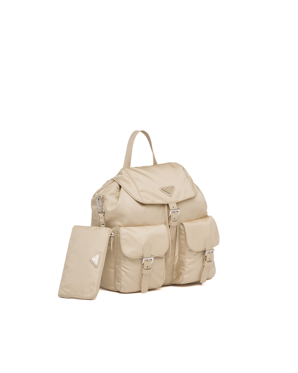 Prada Re-nylon Medium Backpack Beige | 769-DBVMOP