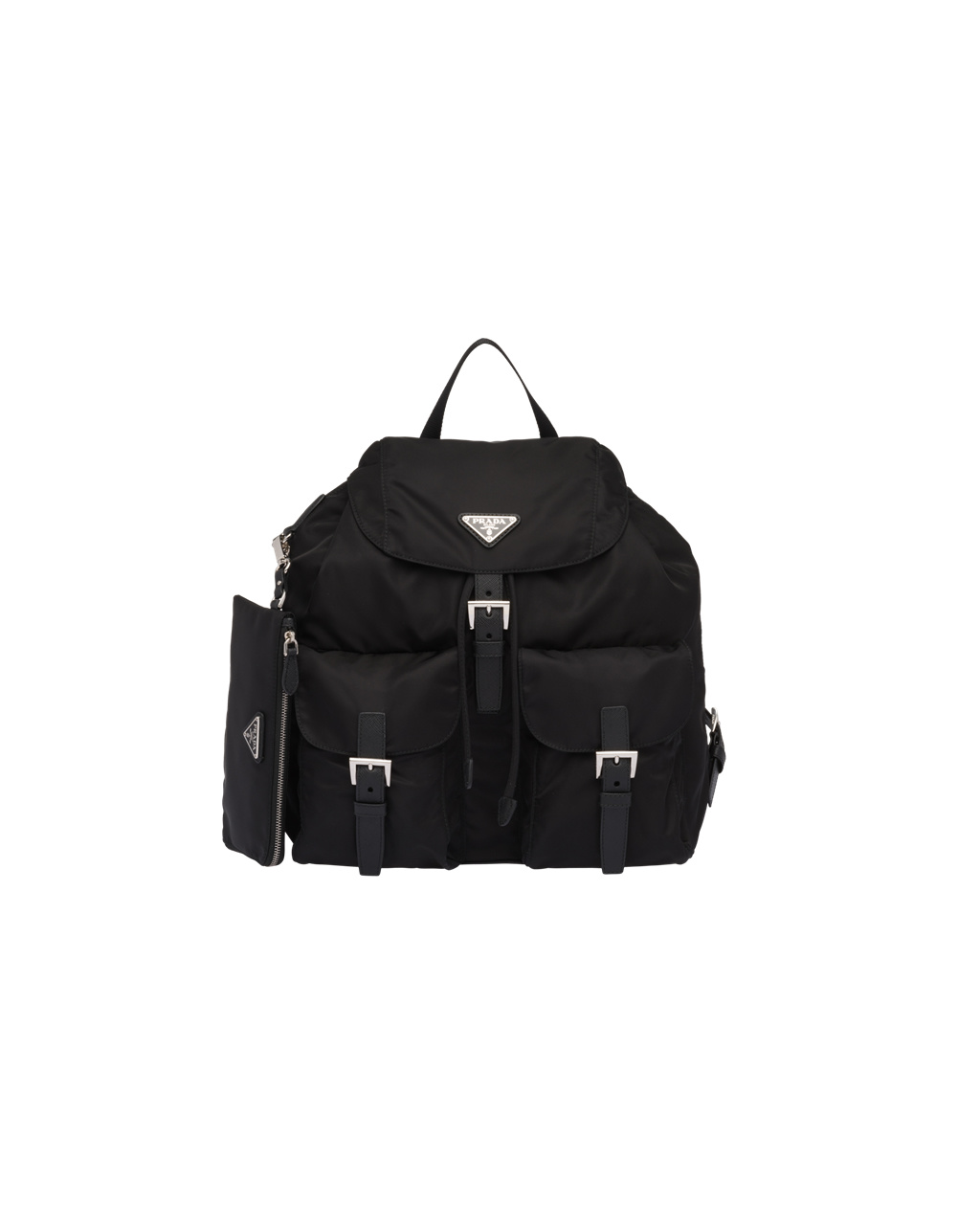 Prada Re-nylon Medium Backpack Svarte | 146-KYWBMP