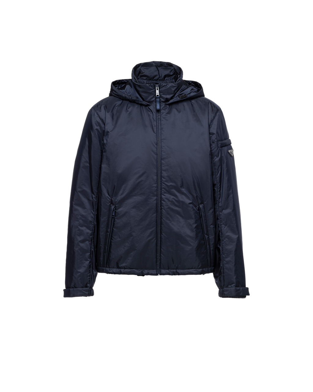 Prada Re-nylon Padded Jacket Marineblå | 896-KVFTPS