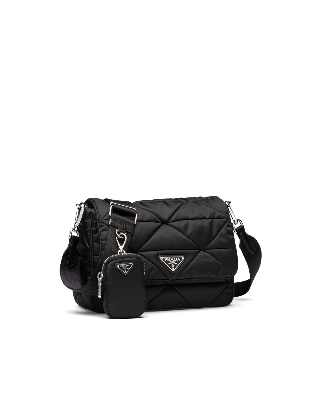 Prada Re-nylon Padded Shoulder Bag Svarte | 546-CRHQOK