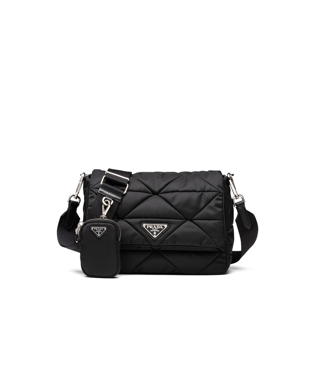 Prada Re-nylon Padded Shoulder Bag Svarte | 546-CRHQOK