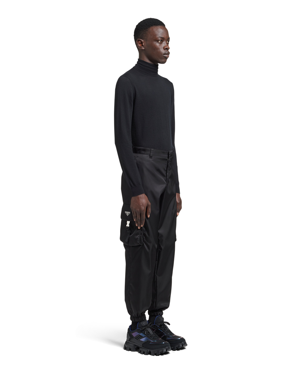 Prada Re-nylon Pants Svarte | 603-YJZGDO