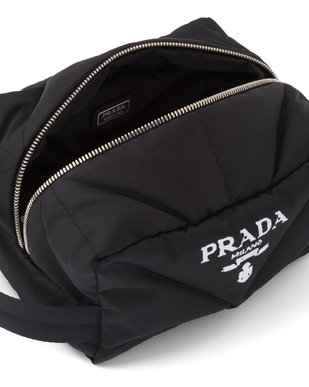 Prada Re-nylon Pouch Svarte | 590-RMTCQU