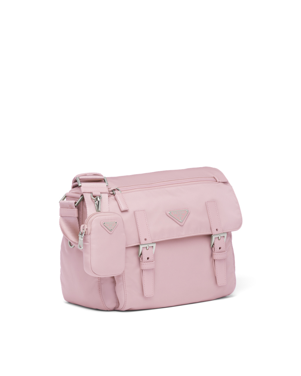 Prada Re-nylon Shoulder Bag Rosa | 493-AYXPOF