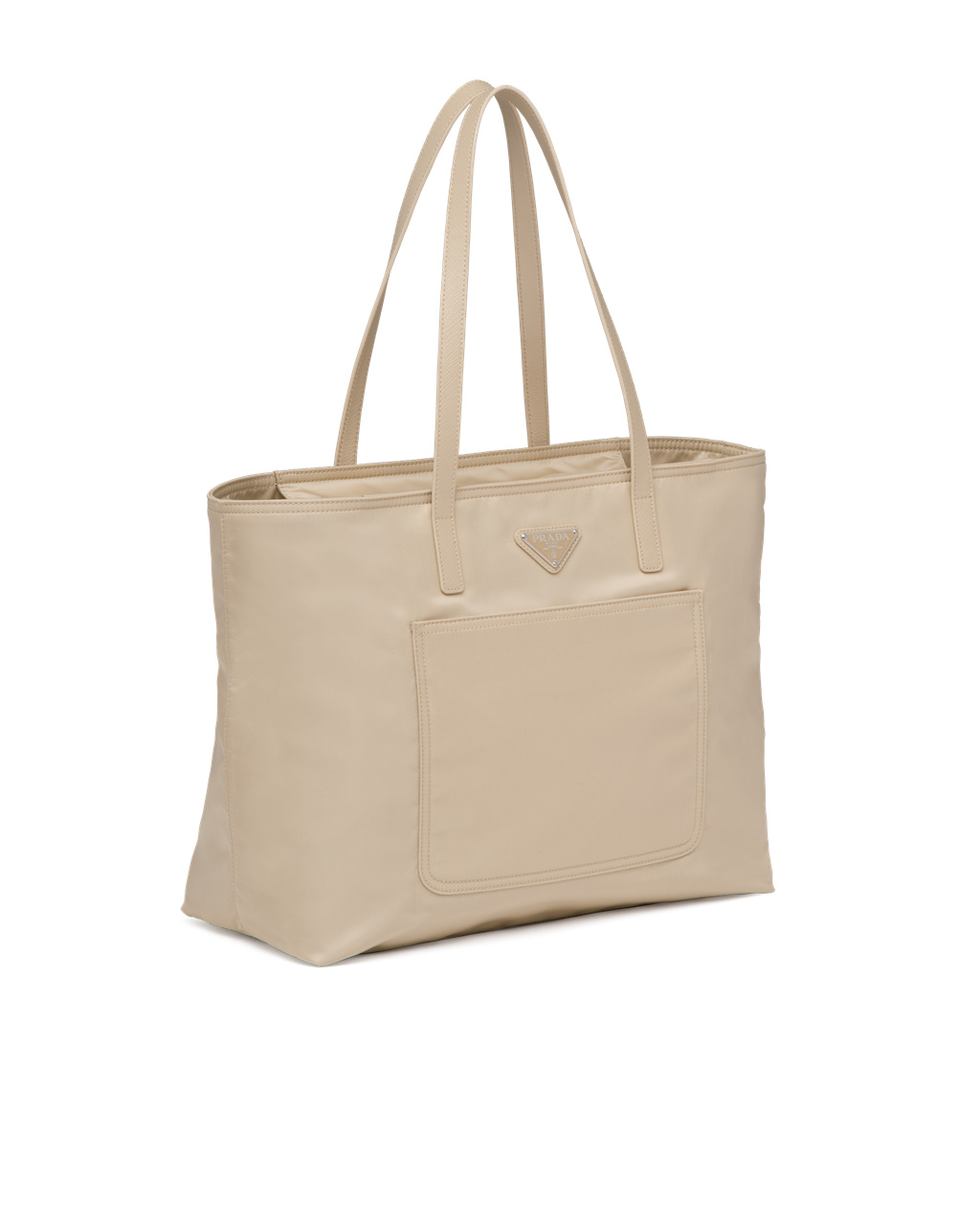 Prada Re-nylon Tote Bag Beige | DFUKVW934