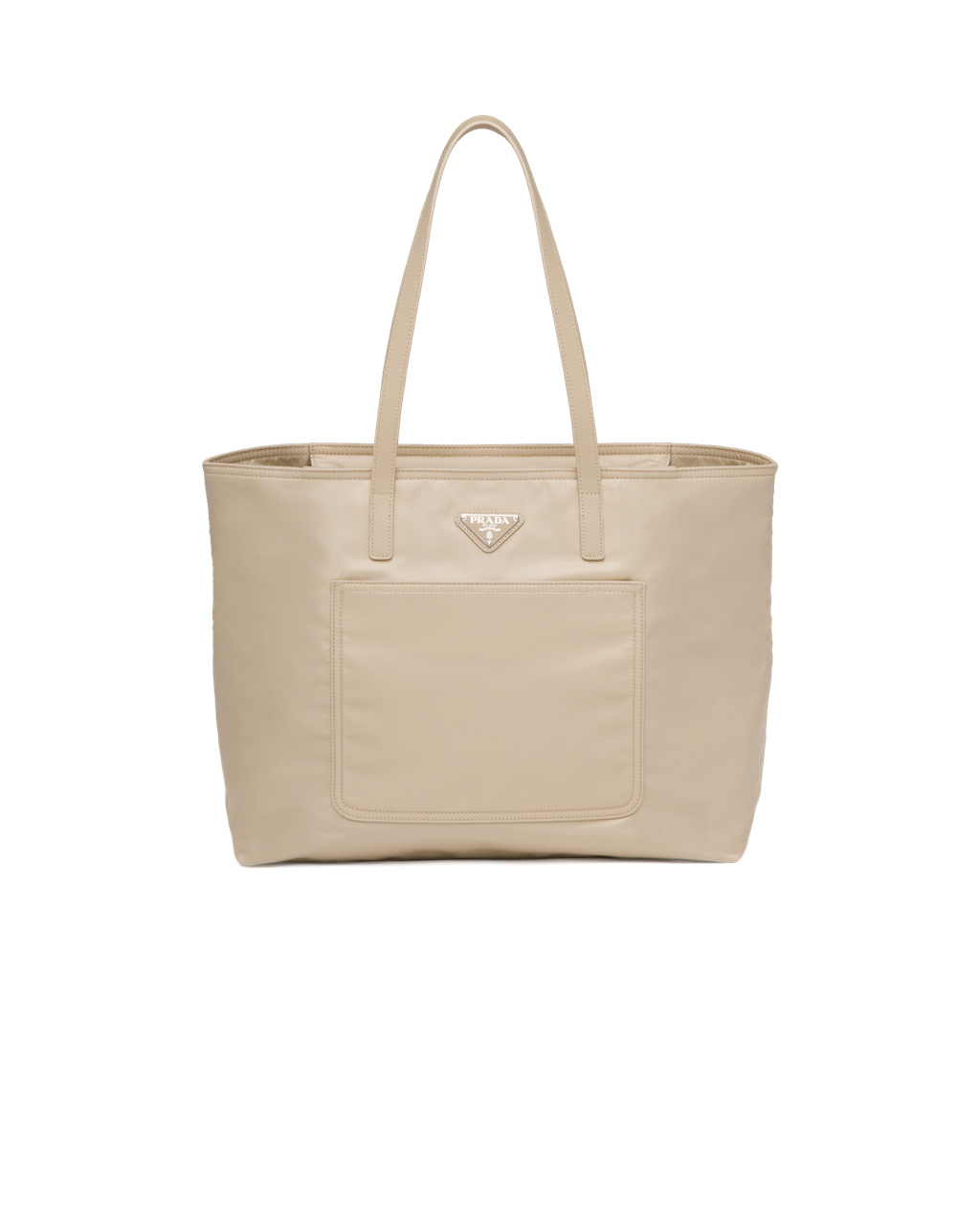 Prada Re-nylon Tote Bag Beige | DFUKVW934