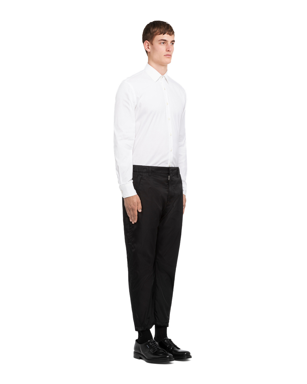 Prada Re-nylon Trousers Svarte | DZVFHI528